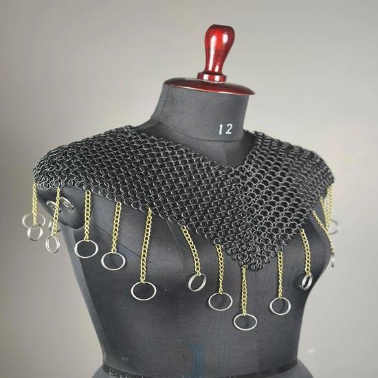 Lady Chainmail Armor Medieval Knight Costume Chainmail Female Costume Medieval Armor Best Gift for Her