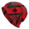 Custom Vintage Flag Of Albania Bonnet Hat Knitted Hat Cool Unisex Adult Classic Winter Warm Skullies Beanies Caps