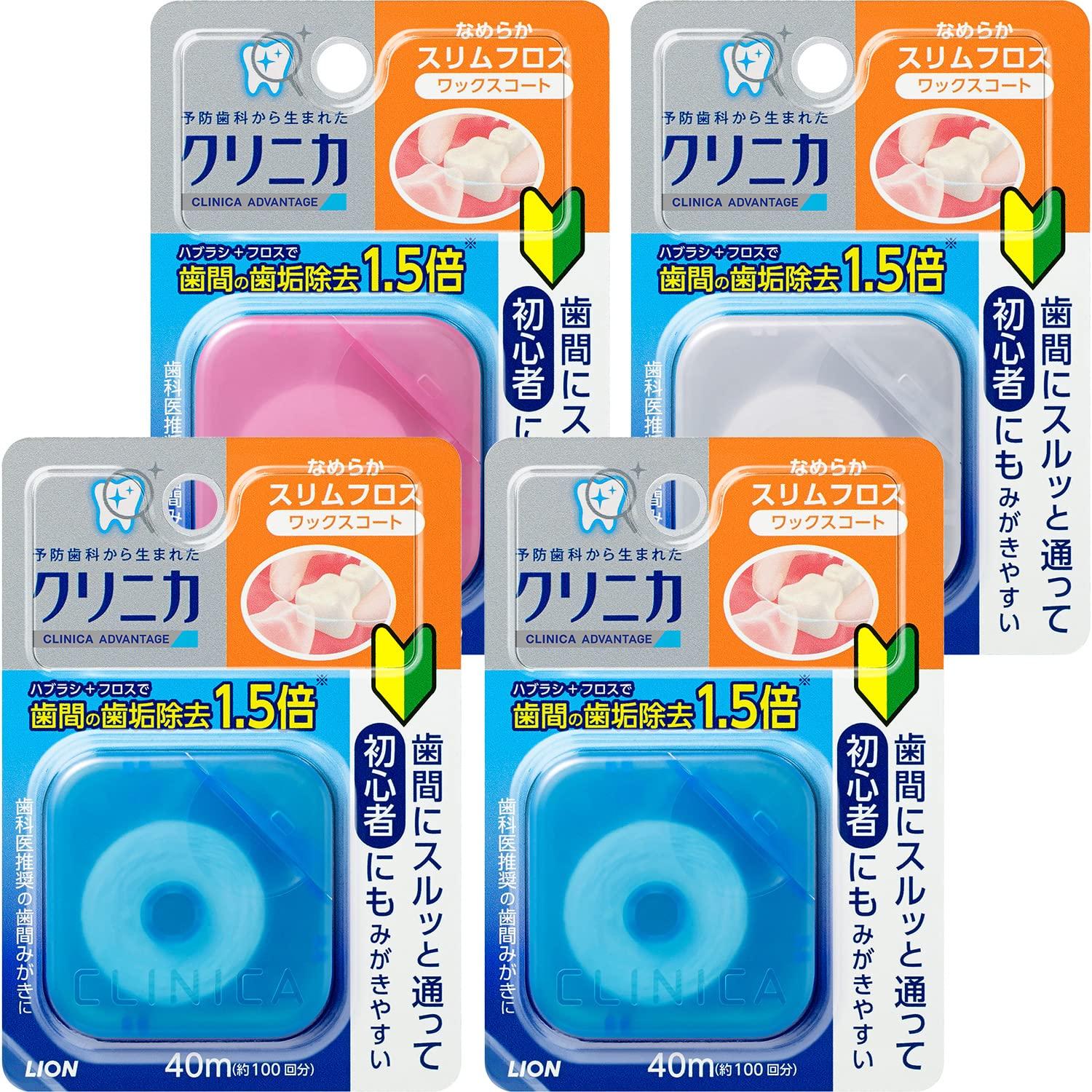 Clinica Advantage Smooth Slim Floss 40m x 4 rolls cannot be (Color selected) синий