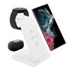 30W Charging Station 3 In 1 Wireless Charger Stand For Samsung S25 S24 S23 Galaxy Watch 7/6/5/4/3/2 Buds3/2/3 Pro Fast Charging