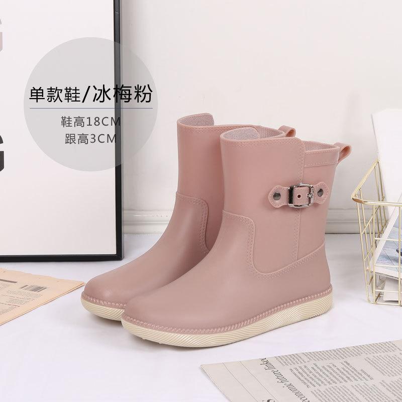 

Women s water shoes plus lint in rain shoes, girls water glue shoes, water boots, rain boots, women s 40