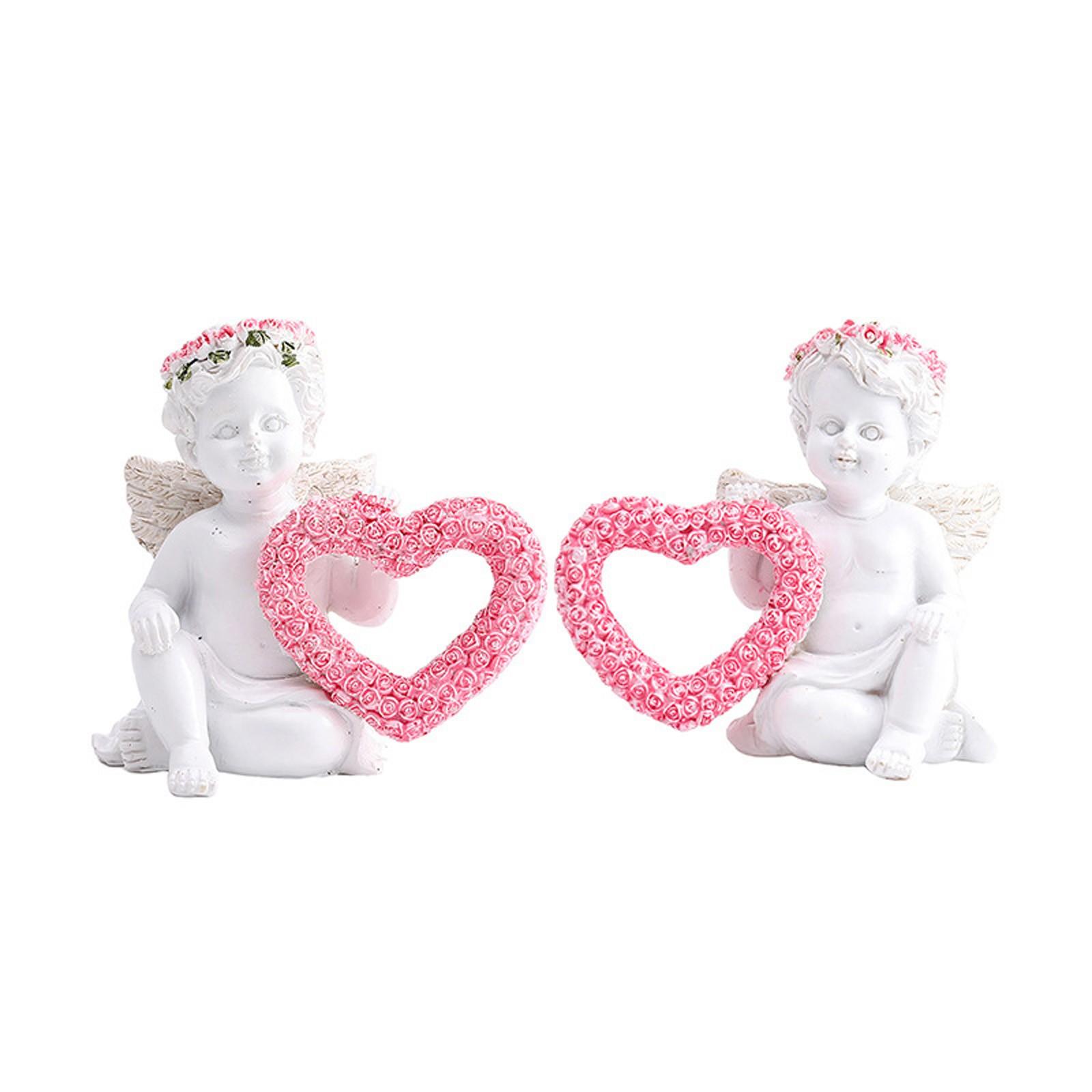 

Valentine s Day Rose Love Resin Ornaments Holiday Scene Home Decoration One Size