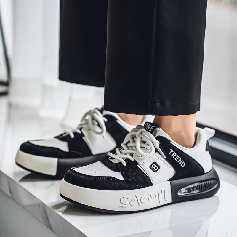 Menn Mote Fritid Lav Topp Skateboardsko Gutter Komfortable Sneakers Mannlige Studenter Trendende Myk Såle Klassisk Pustende Gym Sklisikker