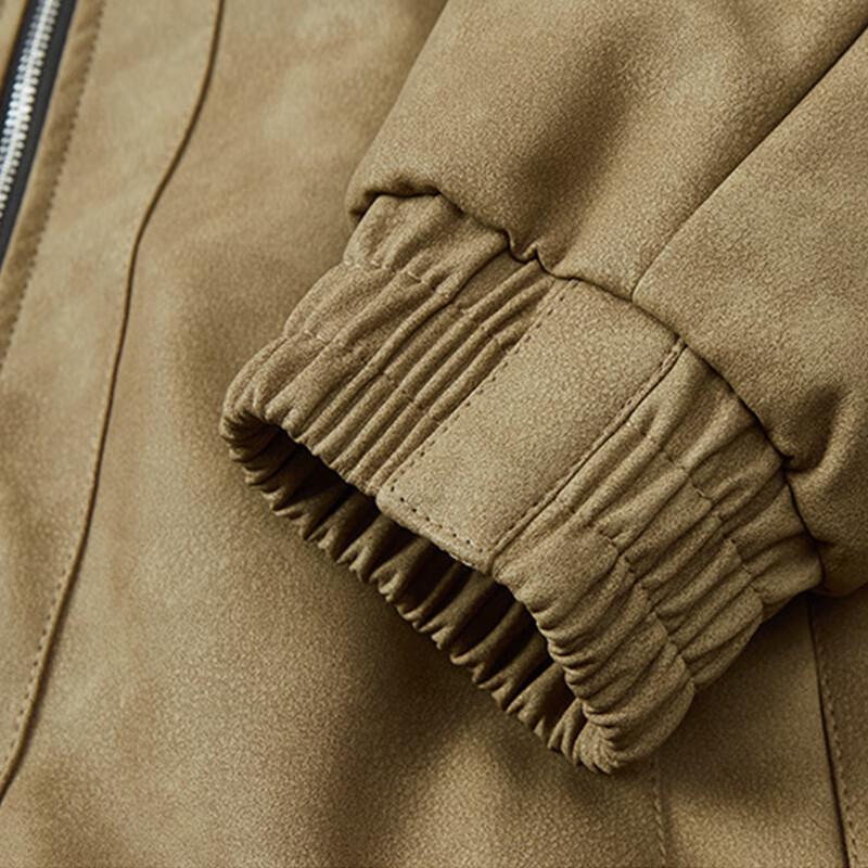 PLAYBOY Men's Autumn/Winter Fleece-Lined Casual Jacket