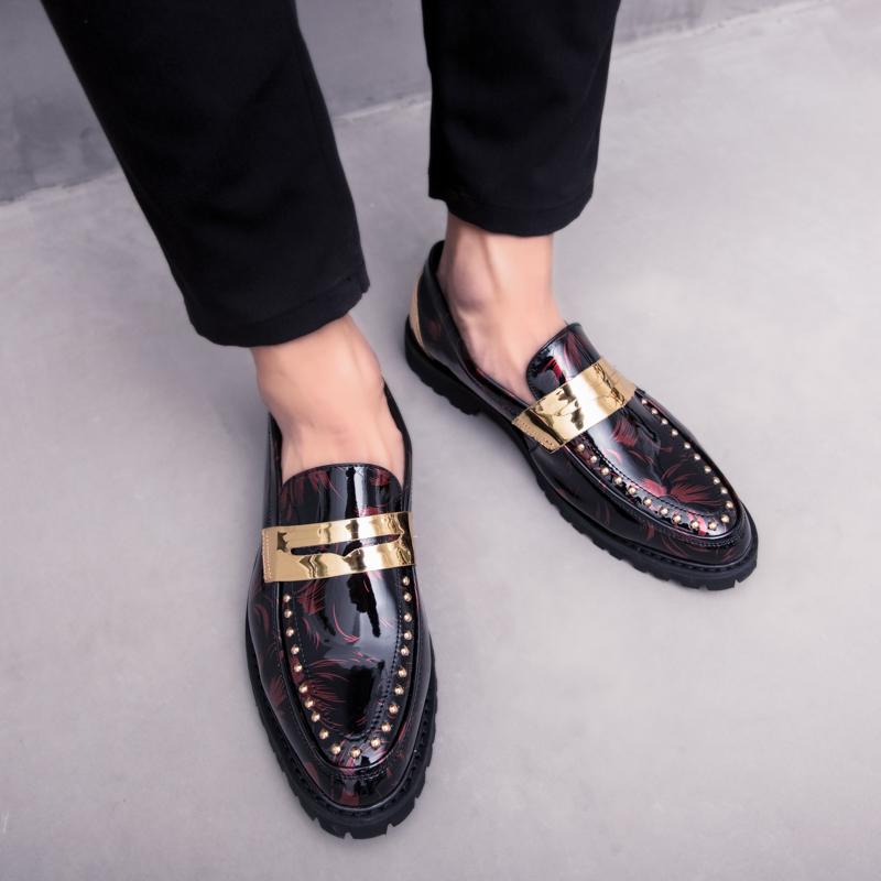 2024 Fashion Outdoor Leather Casual Fashion Le Fu Shoes Men's Comfortable Men's Work Business Casual Shoes Formal Shoes