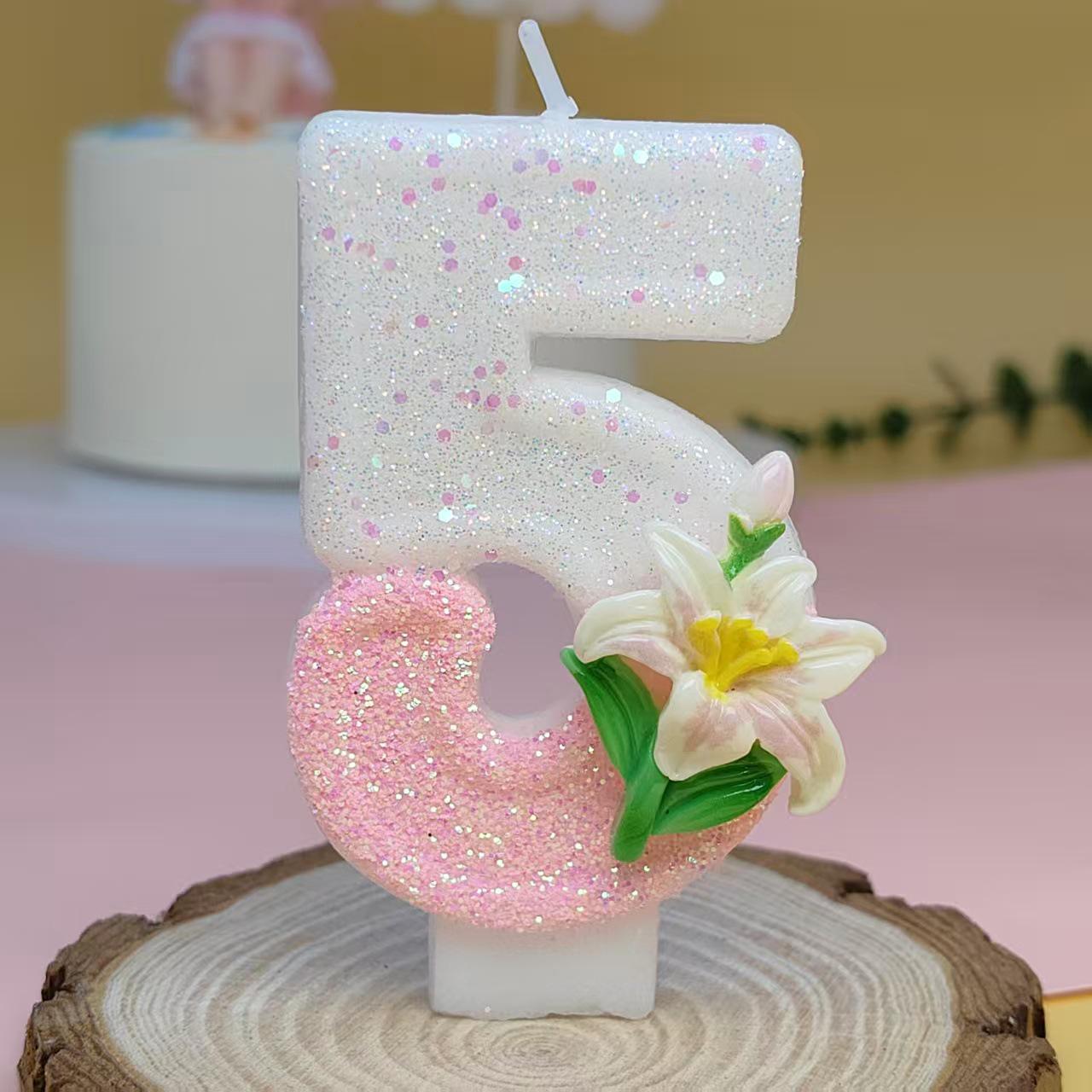 

Creative DIY Number Birthday Candles 0-9 for Cake Decoration
