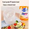 Miaojie Disposable Round Plastic Bowls, 420ml, 90 Count