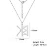 Music Guitar Pendant Necklace for Women Men Stainless Steel Gold Microphone Accordion Neck Chain Jewelry Gift
