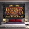 Spain National Team Emblem Design Pattern Wall Hanging Tapestry Decorative Tapestry Home Decor for Bedroom and Living Room