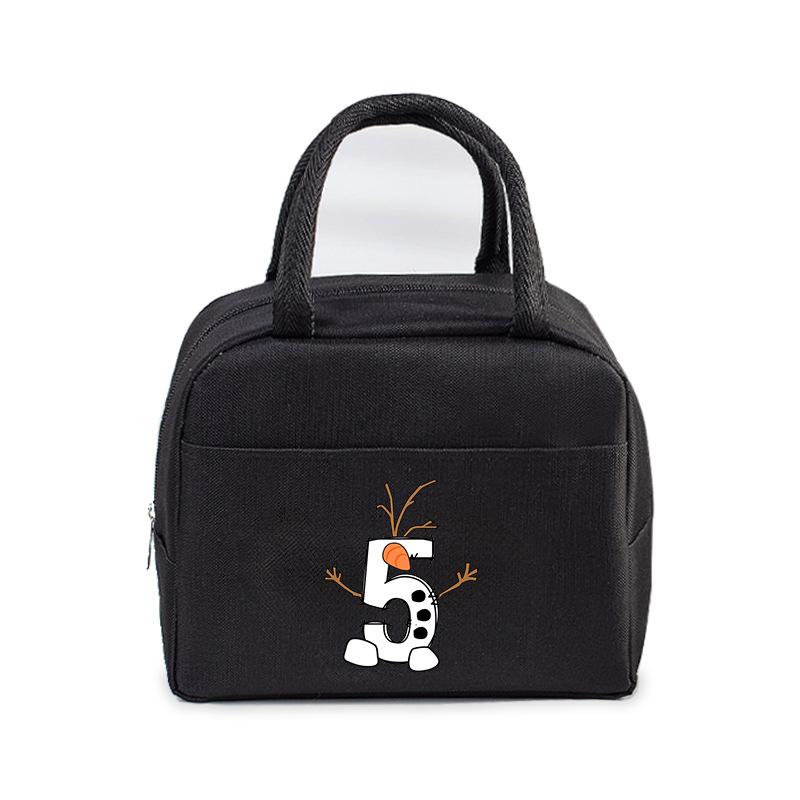26 letter lunch box bag portable bento bag office worker student large lunch bag