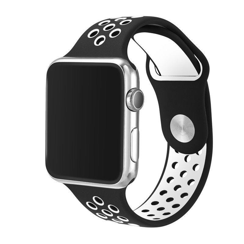 Replacement Sports Silicone Strap Watch Band For Apple Watch Iwatch 38mm 42mm