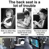 360 Rotation Car Headrest Mount Adjustable Tablet Stand Holder Mobile Phone Mount  Computer Stand