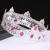 Men's Crown Simple Multi Color Round King Crown Baroque Bride Retro Alloy Hair Crown Headdress