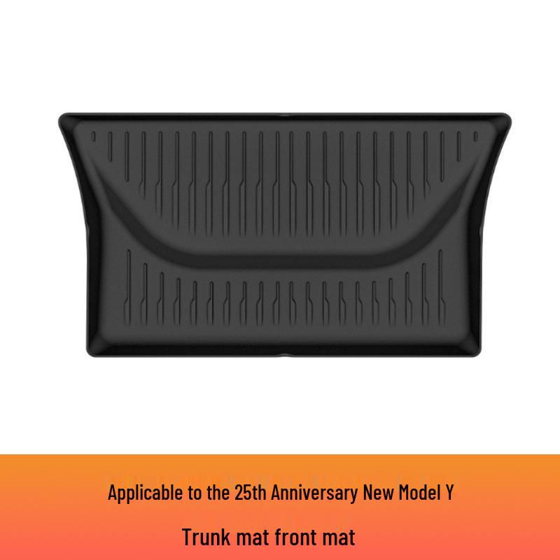 Tesla Model Y 2025 Refresh TPE Floor & Trunk Mats with Backrest Pad