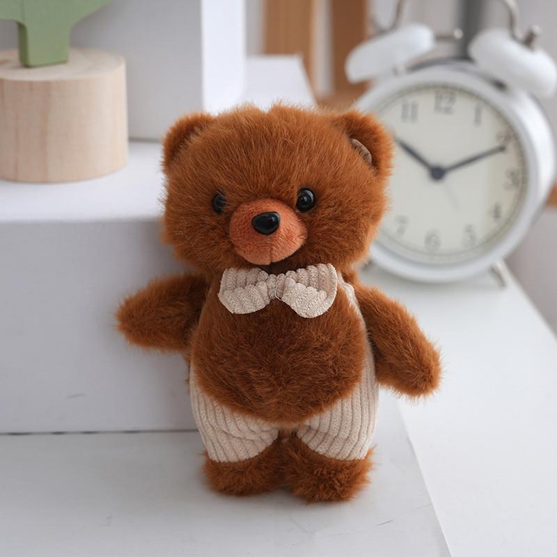 Plush Bear Keychain Plush Toy With Pp Cotton Filling For Girls And Kids