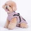 Warm Winter Dog Clothes Waterproof Dog Jacket Coat With Reflective Harness Belt Soft Pet Clothing Jumpsuit Yorkshire Costume