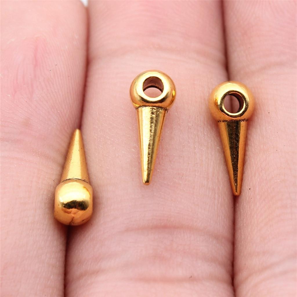 Accessories Parts Cone Shape Pendant End Beads Vintage Jewelry Supplies SA051