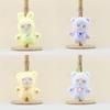 Transformative Bunny Plush Keychain Cartoon Dress Up Rabbit Toy Keyring And