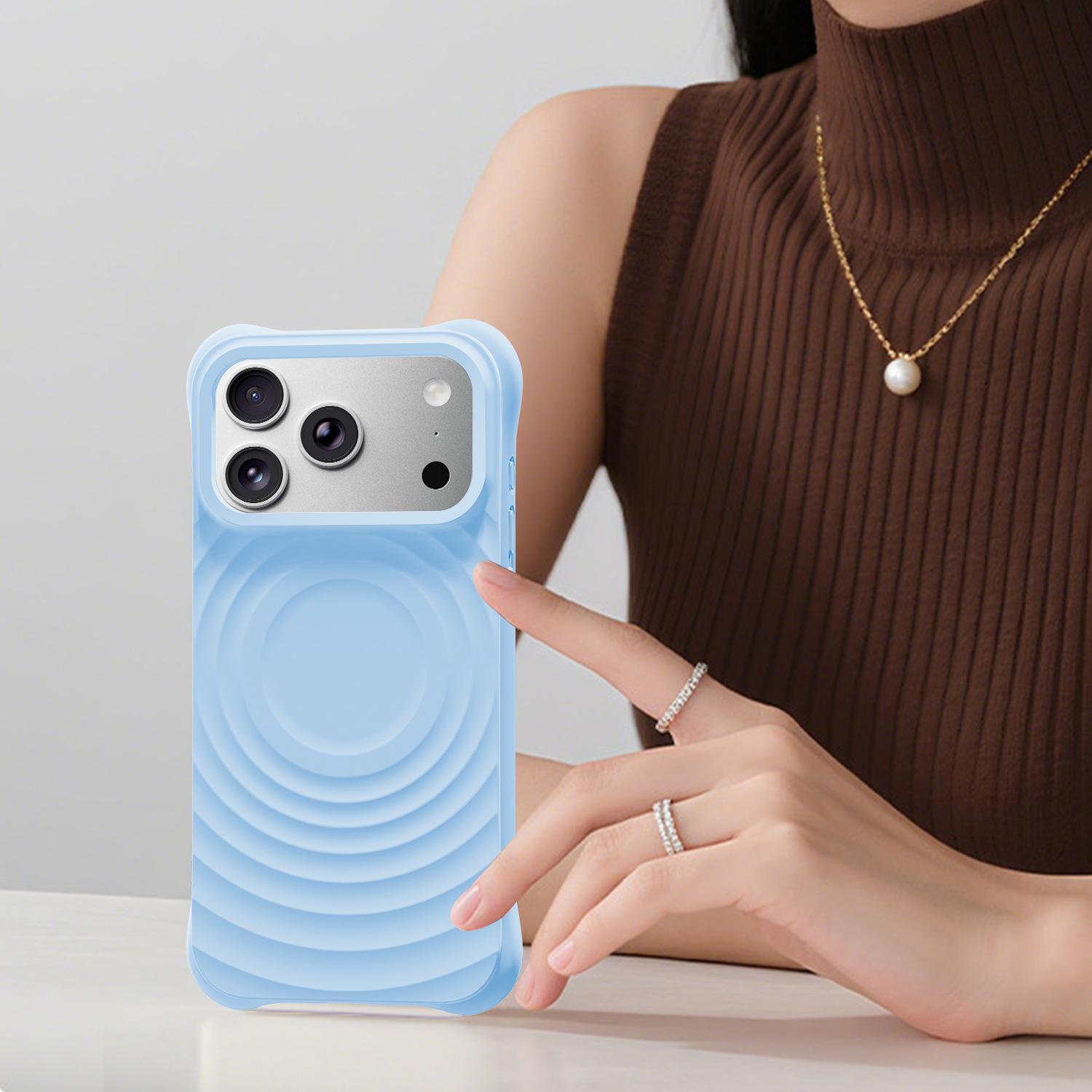 

Apple iPhone 17 Pro Max Boyang Magnetic Liquid Silicone Case - Full Coverage Drop Protection Cover iPhone 17 Pro