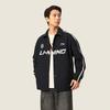 Li-Ning Sports Lifestyle Series Minimalist Versatile Letter Stripe Brand Logo Polo Casual Loose Jacket Unisex Jacket AJDV275-6