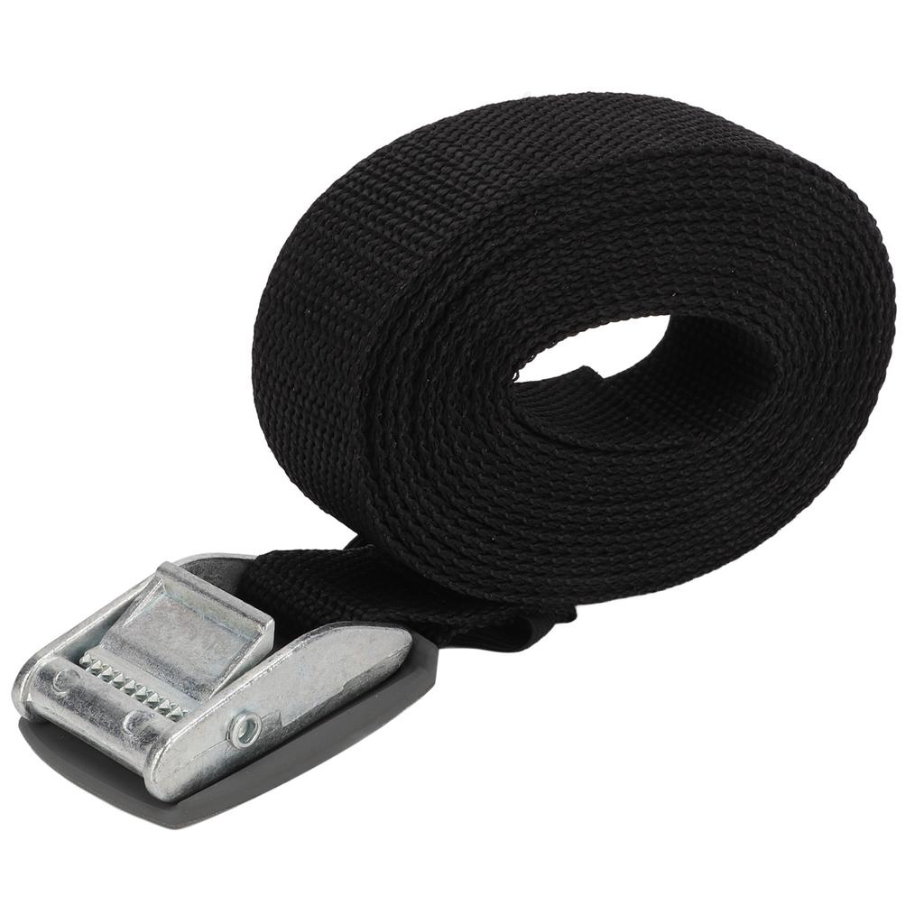 Lashing Strap 11.8 Ft X 1 Inch Quick Release Kayak Tie Downs Strap with Metal Cam Lock Buckle for Truck Cinch Luggage