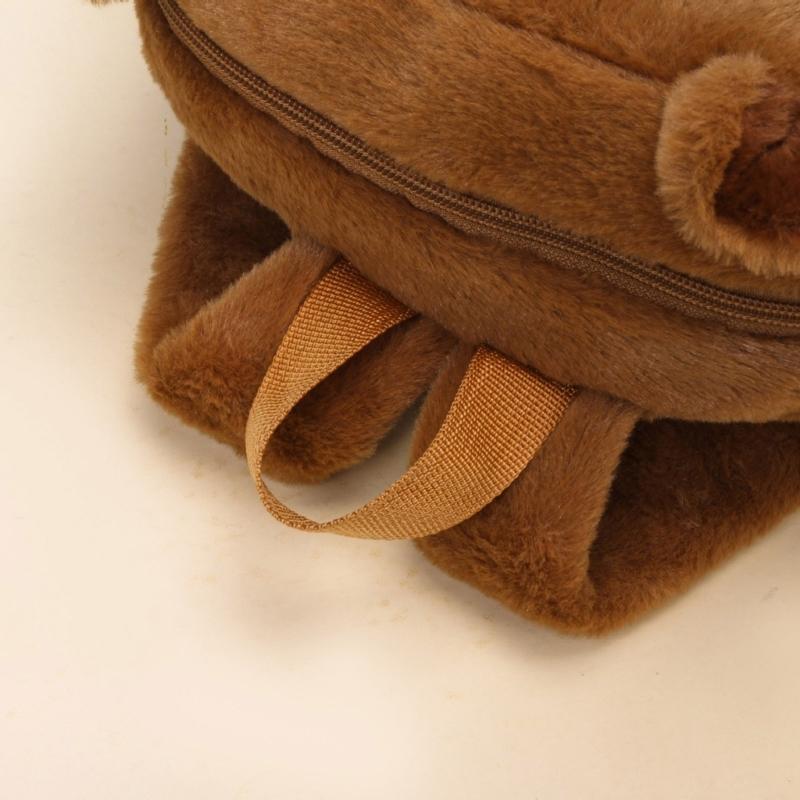 Capybara School Bag Spacious Plush Backpack For Children And Cartoon Lover Spacious And Comfortable Shoulder Bag