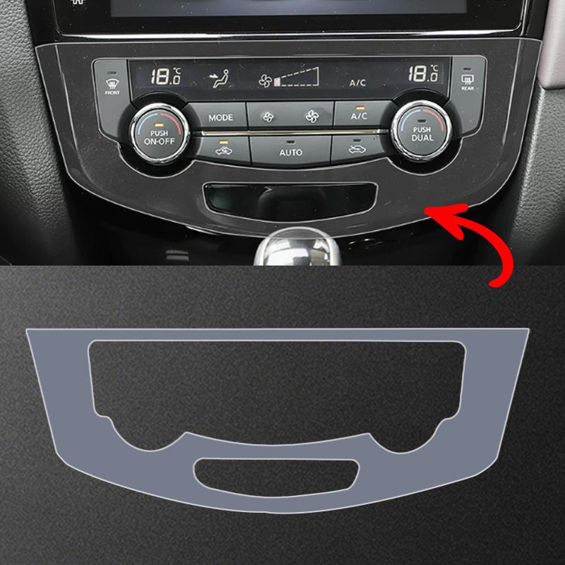 For Nissan Qashqai - Screen Navigation Air Conditioning Panel Gear Shift TPU Transparent Protector Film