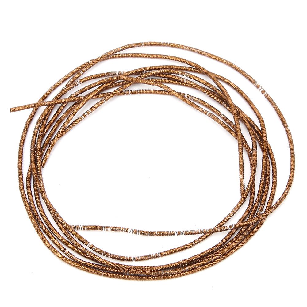 Embroidery Thread Copper Wire Sewing Stitching Gloss 1.5mm  Dia. Manual DIY String