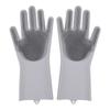 Dishwashing Cleaning Gloves Magic Silicone Rubber Dish Washing Gloves for Household Sponge Scrubber Kitchen Cleaning Tools