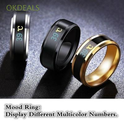 OKDEALS Men and Women Magic Jewelry Gift Smart Creative Mood Rings