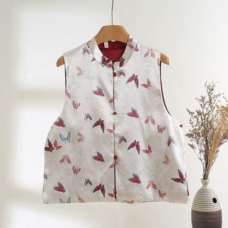 

Весна и Осень Новый Продукт Темпераментная Одежда Весна и Осень Пятнистый Жилет Женский Прилив M [Recommended below 50kg]