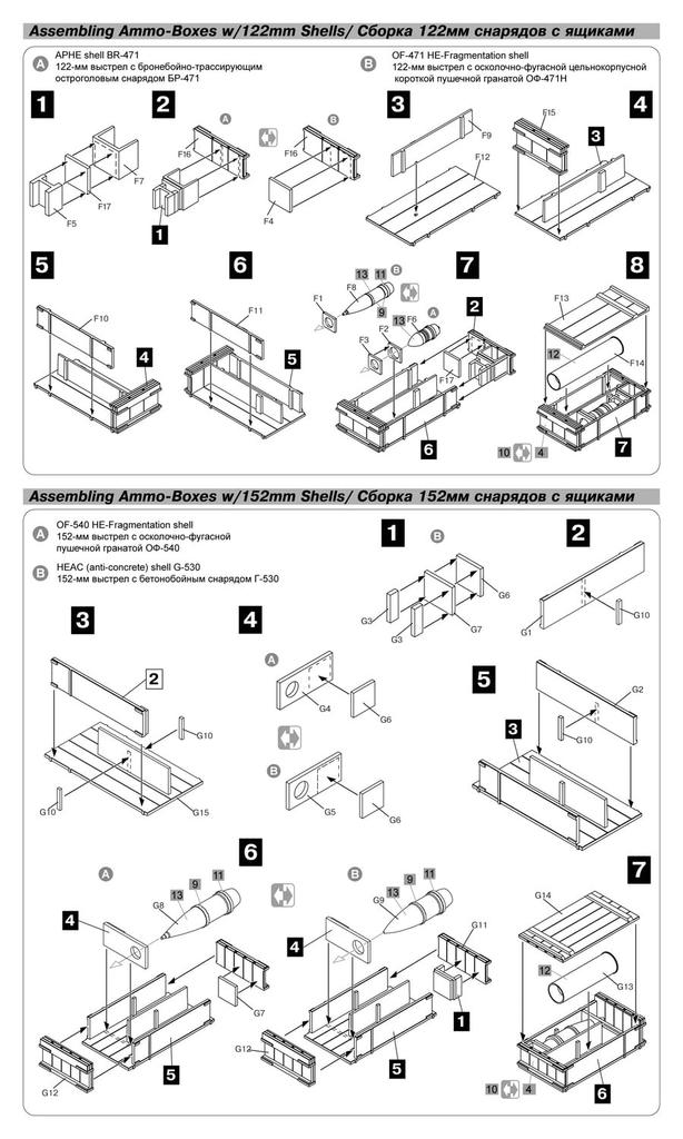 MiniArt Soviet Heavy Artillery Plastic Model Kit 1/35 Crew, 5-piece