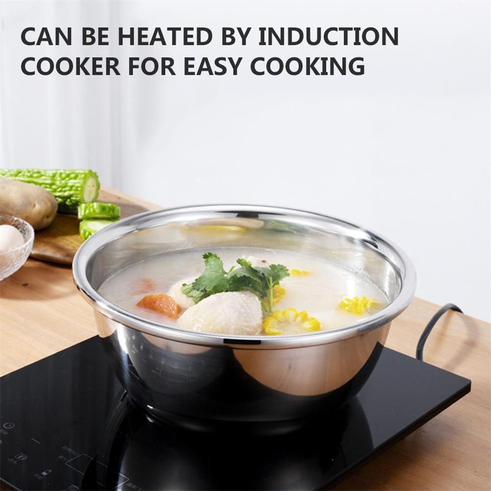 3pcs Multifunctional Stainless Steel Basin Set Fruit Vegetable Bracket Drain Basin Grater Basin Kitchen Tools