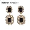 Earrings All-match Anti-rust Alloy Geometric Long Drop Earrings for Dating