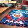 Benutzerdefinierter Name Hansa Rostock Teppich Büro Teppich, Innen Teppich, Stuhl Teppich, Wohnzimmer, Fußmatte Spiel Teppich Heimdekoration Geburtstag Weihnachtsgeschenke