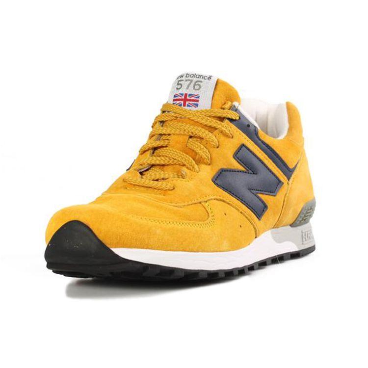 New Balance Nb 576 Retro Low-Top Marathon Running Shoes Men Sneaker Yellow M576PYB
