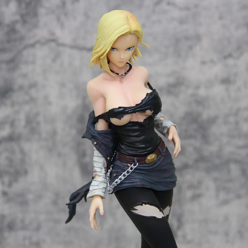 30cm Dragon Ball Anime Figure Sexy Android 18 Pvc Action Figurine Model Statue Toys Statue Doll Collection Decoration Toys Gift