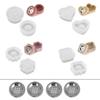 4 Sets Resin Case Molds Epoxy Resin Casting Molds for DIY Incenses Cone Holder