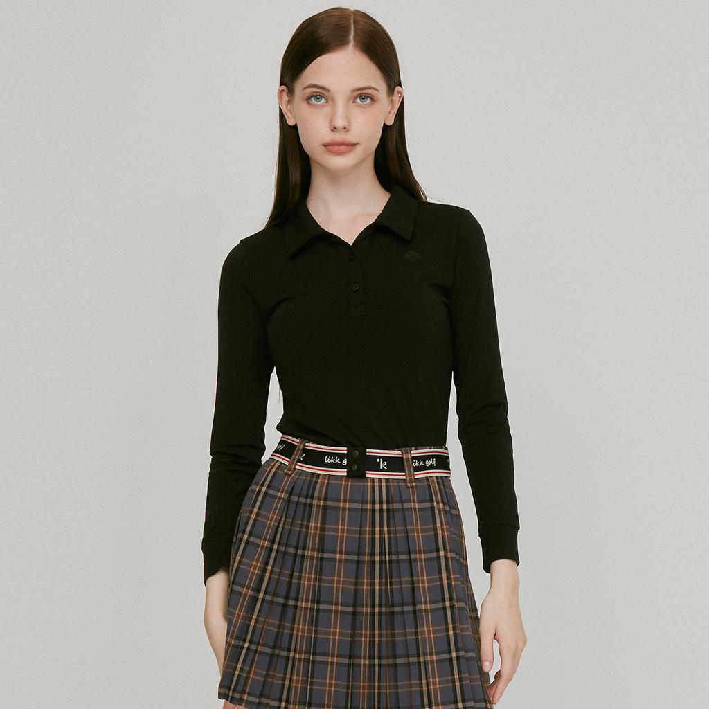 LIKK Collar Stitch Wappen T-Shirt (Black)_L3C1-Ts01C