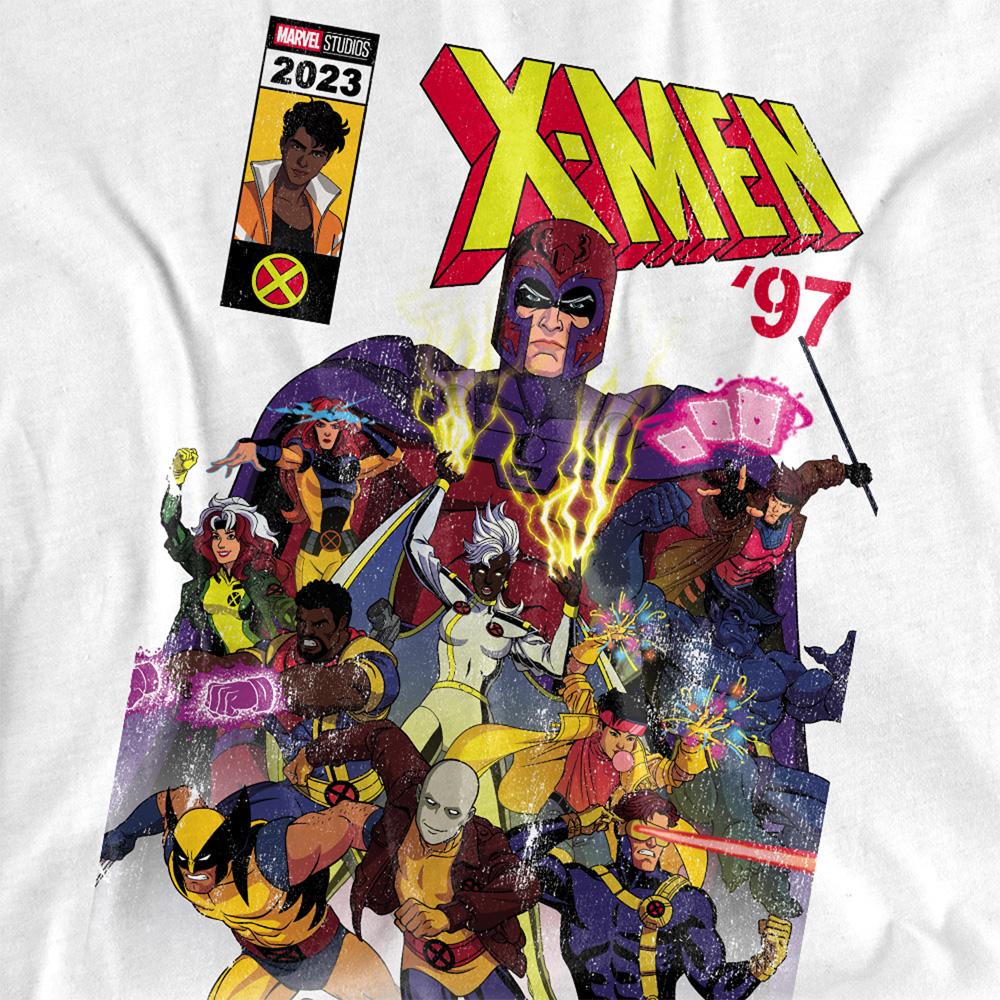 Marvel Unisex Adult X-Men Comic Cover Team T-Shirt