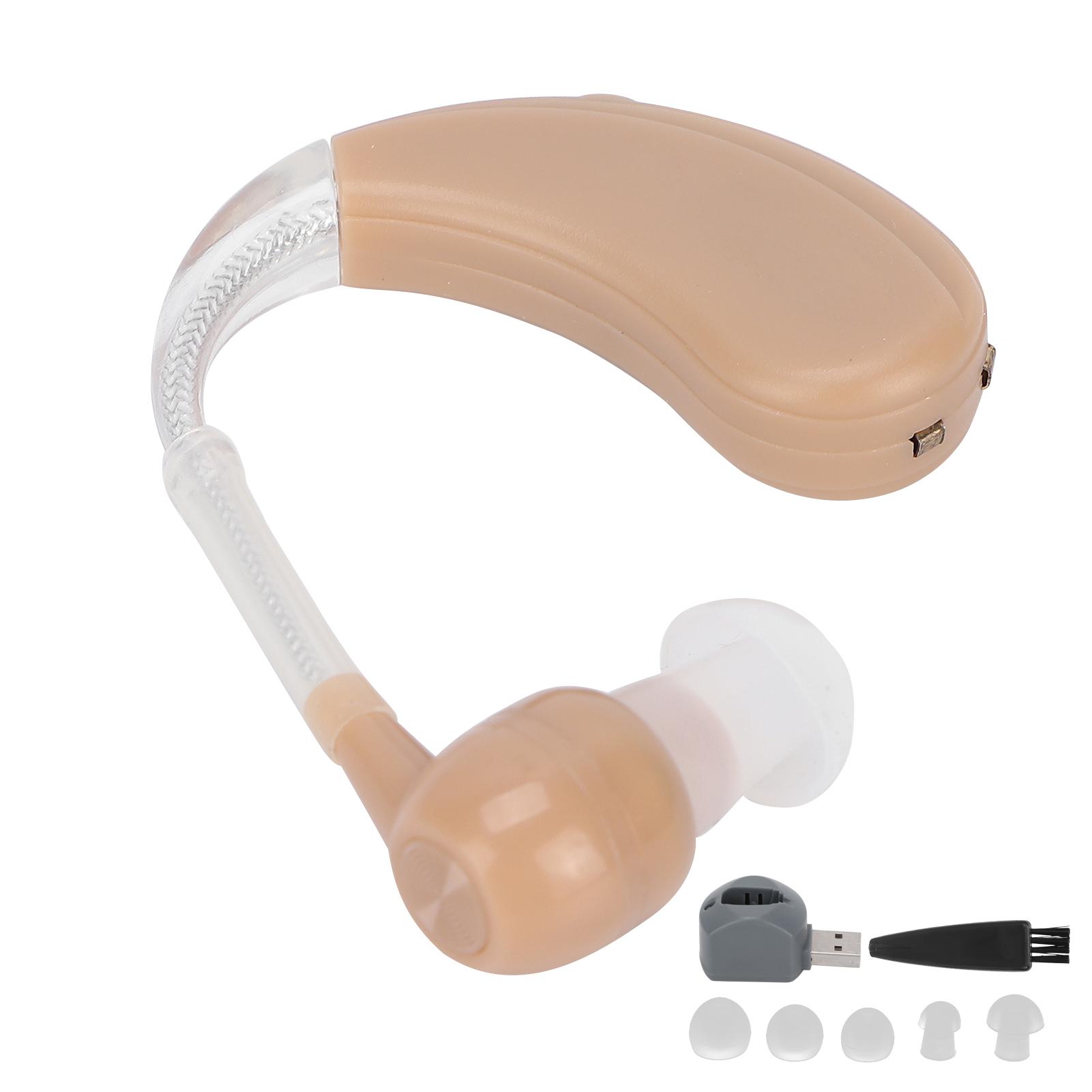 

Слуховой аппарат для пожилых людей с аккумулятором, шумоподавлением, усилитель слуха, набор слуховых аппаратов US Plug