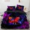 Copripiumino Lupo Microfibra Set Biancheria da Letto Animali Esotici Copripiumino Animali Selvatici Matrimoniale King Queen Per Adolescenti Adulti Decorazione Camera da Letto