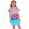 Girls Night Dress Kids Toddler 3 4 5 6 7 8 9 10 11 12 Years Kpop Demon Hunters Summer Short Sleeve Little Girl Nightgown Pajamas