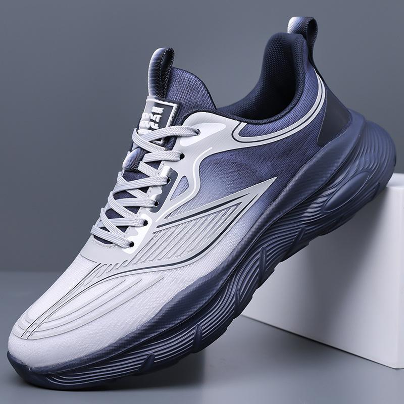 Men's shoes summer 2025 new mesh hollow breathable lightweight running shoes student casual shoes 2025