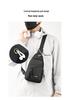 Men's Large-Capacity Waterproof Oxford Cloth Crossbody Bag: Trendy Korean-Style Multifunctional Shoulder Bag for Casual Sports