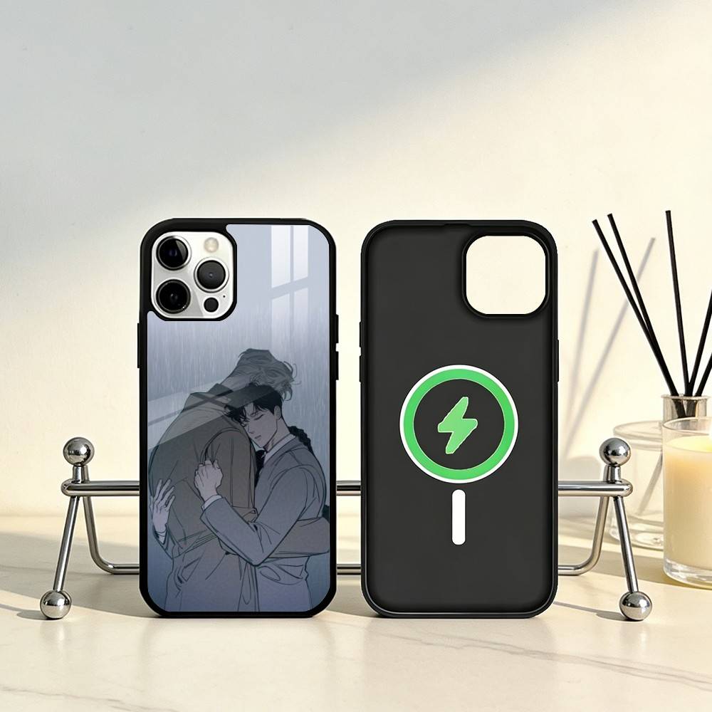BL Manhwa R-roses And Champagne Phone Case For iPhone17,16,15,14,13,12,11 Plus,Pro Max Magnetic For Magsafe Wireless Charging