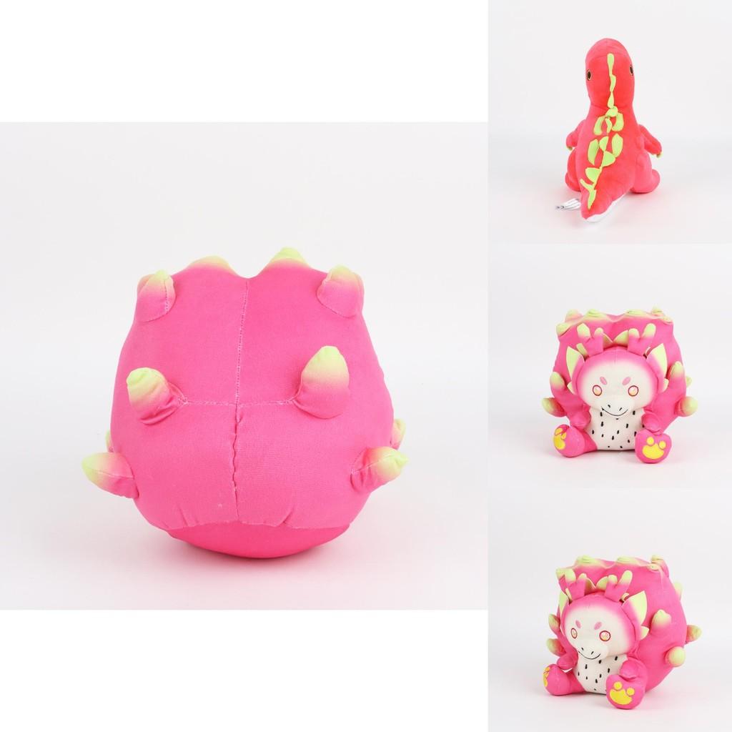 Adorable Dragonfruit Plush Dinosaur Pillow Soft Stuffed Toy For Kids And Adults