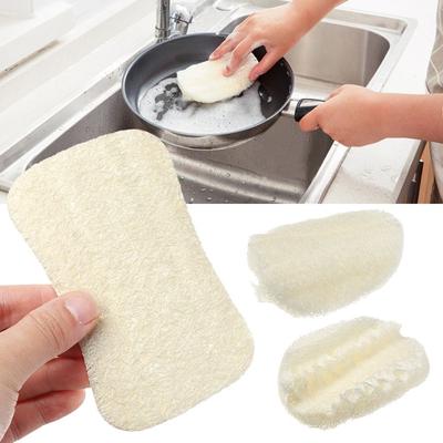 1/5pcs Kitchen Tools Non-stick Oil Reusable Dish Washing Cloth Cleaning Sponge Pot Bowl Brush Microfibre Sponge