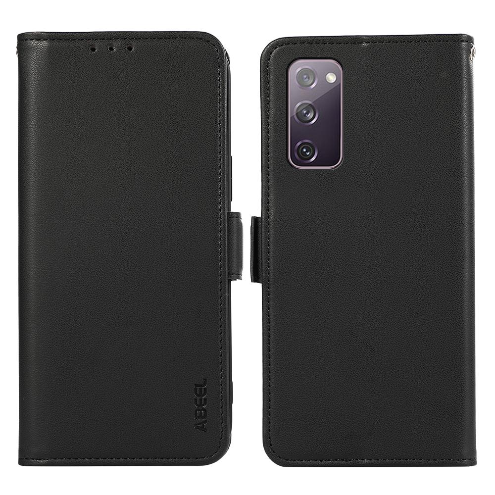 

ABEEL Чехол для Samsung Galaxy S20 FE/S20 FE 5G/S20 FE 2022/S20 Lite Кожаный RFID-блокирующий кошелек Чехол для телефона Black