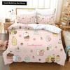Cartoon Sumikko Gurashi Bedding Set,Duvet Cover Comforter Bed Set Quilt Cover Pillowcase,King Queen Twin Size Boys Girls Adults